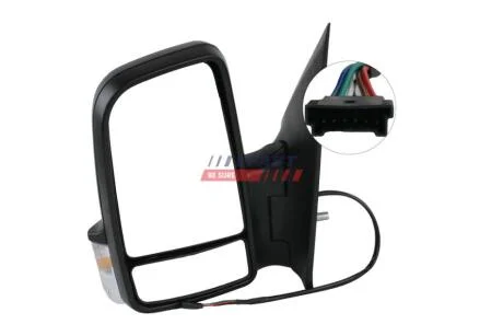 Дзеркало електр. коротке лів Mercedes Sprinter 906 (06-) з підігрівом 6 PIN Fast FAST FT88339