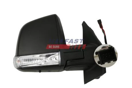 Зеркало правое электр. с повторителем (подогрев+датчик) Fiat Doblo (09-16) Fast FAST FT88349
