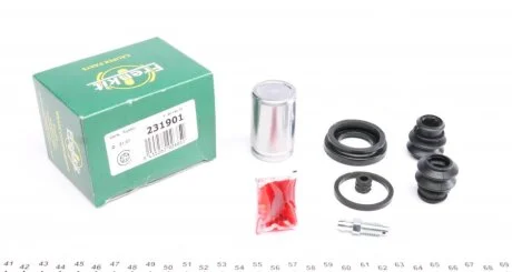 Ремкомплект супорту заднього Hyundai Accent III/KIA Rio II (d=30.9mm)(Kasko)(+поршень) Frenkit FRENKIT 231901