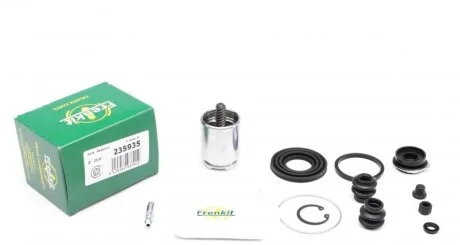 Ремкомплект супорту заднього Mazda 6 (GG/GH) (d=35mm)(Akebono)(+поршень з механізмом) Frenkit FRENKIT 235935