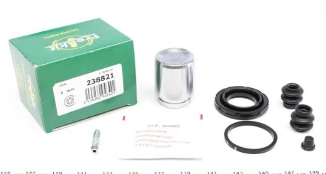 Ремкомплект супорта заднього (з поршнем) Nissan Leaf (10-), Leaf (17-) (d=38mm)(Akebono) Frenkit FRENKIT '238821