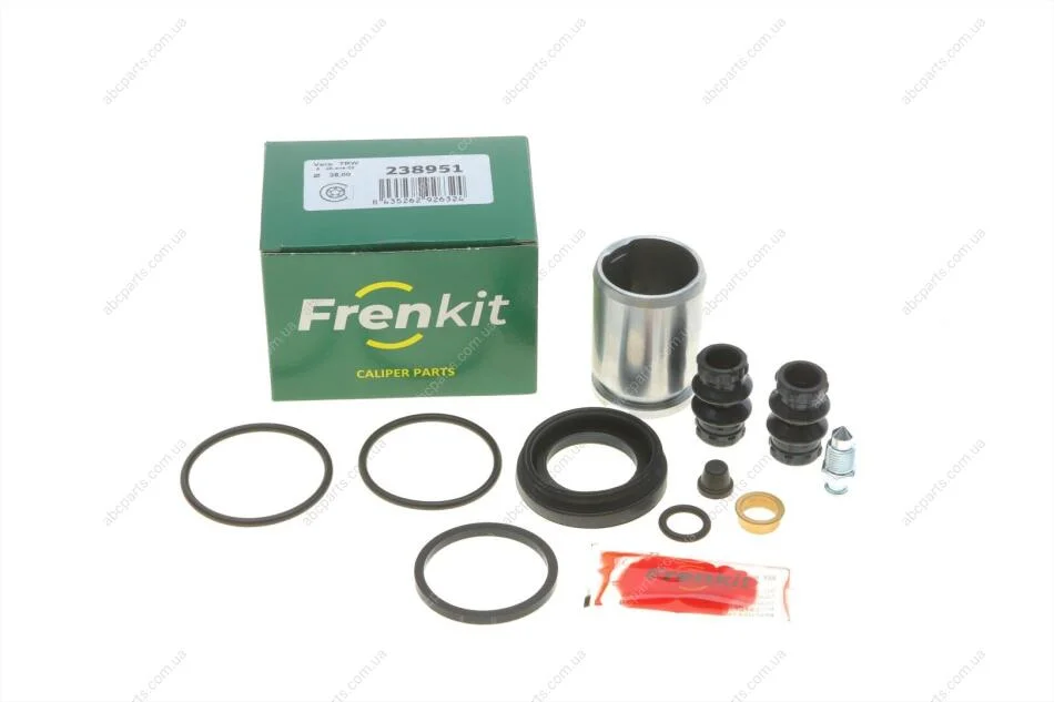 Ремкомплект супорту заднього VW Passat / Renault Grand Scenic III (d = 38mm) (Lucas / TRW) (електроручник) (+поршень) Frenkit FRENKIT 238951 (фото 1)