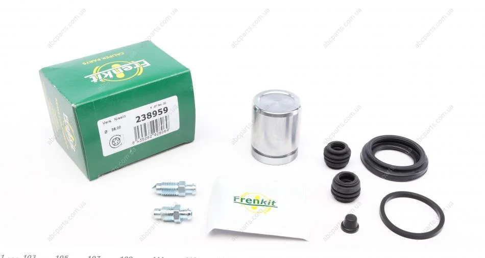 Ремкомплект супорту заднього Honda Accord VII/VIII/CR-V 02-(d=38mm)(Akebono/Nih)(+поршень) Frenkit FRENKIT 238959 (фото 1)