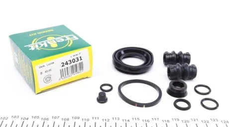 Ремкомплект супорту заднього Audi A4 (B5)/A6 (C5)/VW Passat (B5)/Phaeton (d=43mm)(Lucas/TRW) Frenkit FRENKIT 243031