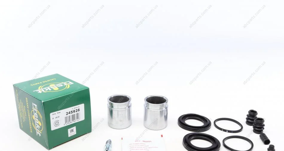Ремкомплект суппорта переднего Nissan Leaf/Qashqai/Renault Koleos 05- (d=45mm)(Niss)(+2 поршня) Frenkit FRENKIT 245926 (фото 1)