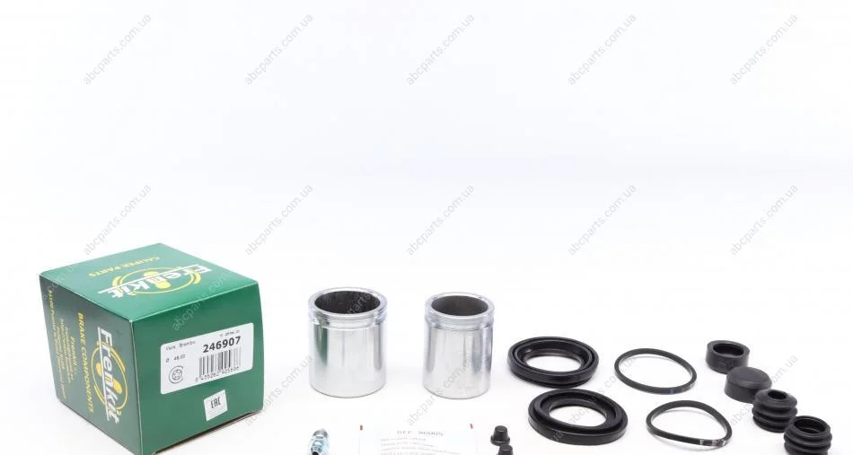 Ремкомплект супорту переднього Citroen Jumper/Peugeot Boxer/Fiat Ducato (06-)(d=46+52)(Brembo)(+поршни) Frenkit FRENKIT '246907 (фото 1)
