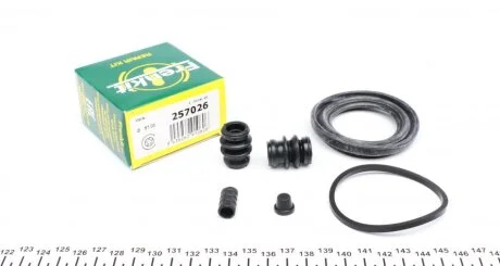 Ремкомплект супорту переднього Hyundai Sonata/KIA Magentis/Nissan Juke (F15)/Maxima (A32)(d=57mm)(Mando/Niss) Frenkit FRENKIT 257026