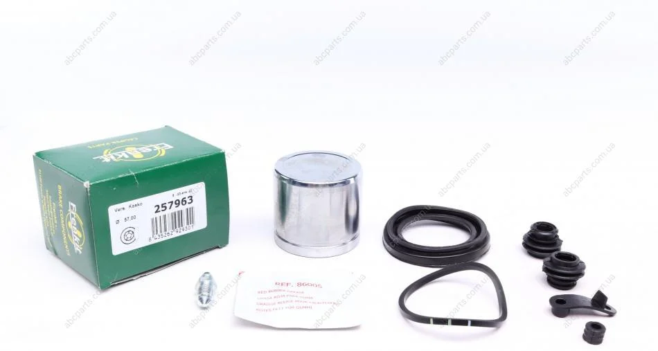 Ремкомплект супорту переднього Hyundai Elantra/i30/Kia Ceed (d=57mm)(Kasco)(+поршень) Frenkit FRENKIT 257963 (фото 1)