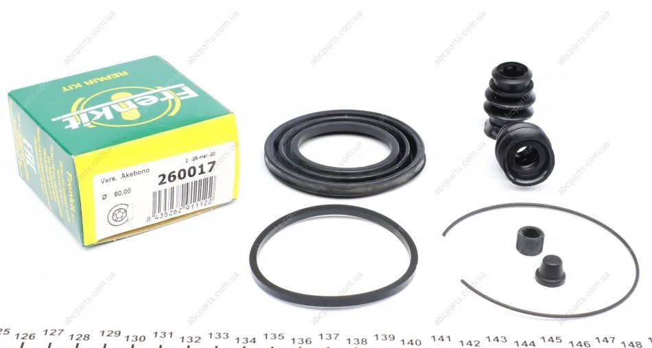 Ремкомплект суппорта переднего Mitsubishi Galant VI/VII/VIII (d=60mm)(Akebono) Frenkit FRENKIT 260017 (фото 1)