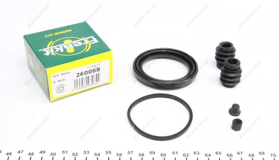 Ремкомплект супорту переднього Hyundai Tucson (JM)/Sonata (NF/YF) (d=60mm)(Mando) Frenkit FRENKIT 260068 (фото 1)