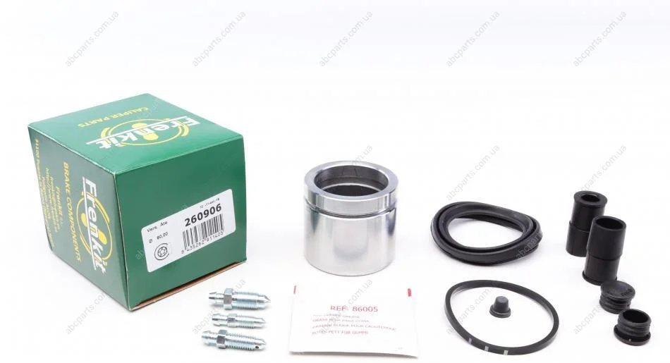 Ремкомплект супорту переднього BMW 5 (E34/E39)/7 (E32)/X5 (E53)(d=60mm)(Ate)(+поршень) Frenkit FRENKIT 260906 (фото 1)