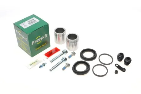 Ремкомплект супорту переднього Hyundai Santa Fe II/Kia Sorento II (d=45mm)(Mando)(+2 поршня/направляючі) Frenkit FRENKIT 745279