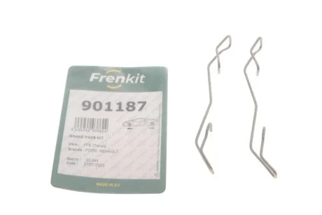 Комплект інсталяційний гальмівних колодок передніх Ford Focus/Transit Connect 02-13 (Ate) Frenkit FRENKIT 901187
