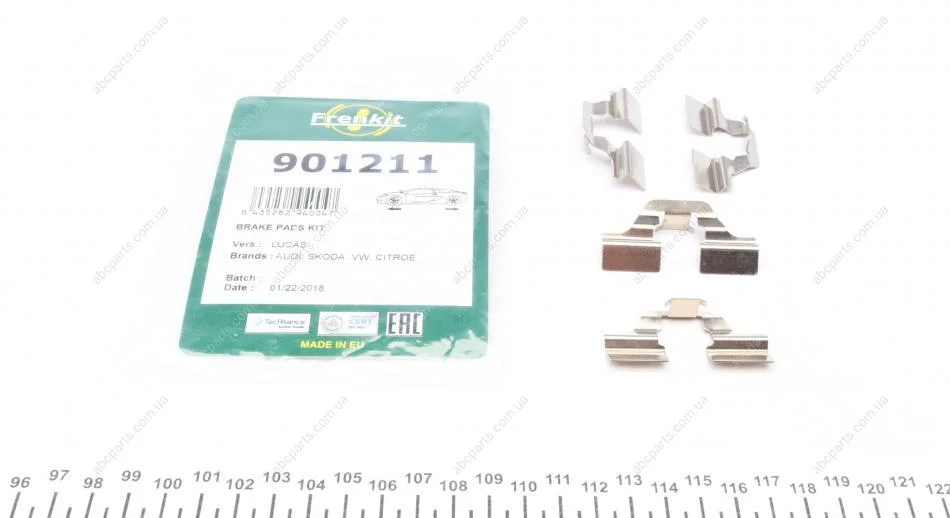 Планка суппорта заднего прижимная Renault Megane IV, Scenic III, IV (09-)/VW Golf IV (97-05) (TRW) Frenkit FRENKIT '901211 (фото 1)
