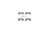 Комплект установочный тормозных колодок задних Hyundai Elantra (05-), Getz (01-), Sonata (05-), Tucson (04-) FRENKIT '901667 (фото 1)