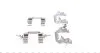 Комплект установочный тормозных колодок передних Nissan Qashqai (13-)/Renault Koleos (08-13) Frenkit FRENKIT 901722 (фото 4)