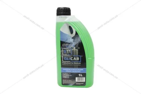 Антифриз CONCENTRATE G11 GREEN (концентрат), 1л, (зелений) GLICAR GL 1001CN