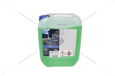 Антифриз LIQUID G11 GREEN (-35С), 10л, (зеленый) GLICAR GL 101000