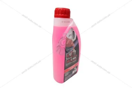 Антифриз LIQUID G12 RED (-35С), 1л, (червоний) GLICAR GL 120100