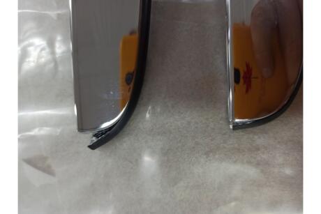 Молдінг капота Лачетті_Уцінка_відклеєний ущільнювач на краях_ хром (96547251) GM '96547251UCENKA