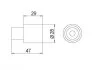 Ролік ременя ГРМ VW Passat B5/B6/ Golf IV/V/ Audi A4 B6/B7/ A6 C5/ Skoda Octavia I/II (1.9 TDI/2.0 TDI) (GT60340) GMB 'GT60340 (фото 4)