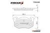Колодки тормозные задние Peugeot 206 1.6 (SP1242, SP1812) FRIXA Hankook FPE024NR (фото 1)