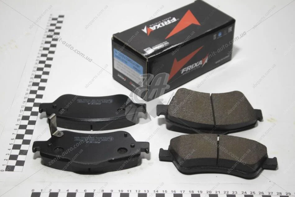 Колодки гальмівні передні Toyota Corolla/Auris 1.4, 1.6, 1.8, 2.0 (07-) (SP1500) FRIXA Hankook FPE087 (фото 1)