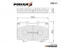 Колодки тормозные передние Toyota Land Cruiser (J70), (J100)/ Mitsubishi Pajero (06-) (SP1379) FRIXA Hankook FPE117 (фото 1)