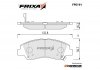 Колодки тормозные передние Hyundai I10 (SP1719) FRIXA Hankook FPE191 (фото 1)