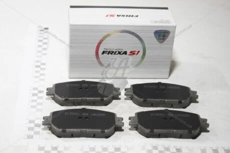Колодки гальмівні передні Toyota Camry (01-11)/ LEXUS GS (05-11), IS (13-) (металокерамічні) (SP2037) FRIXA Hankook S1TOY01