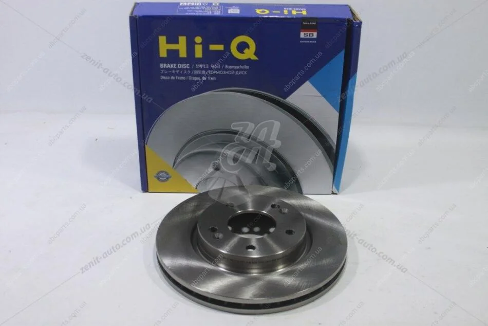 Диск гальмівний (кратно 2) передній (вентильований) Elantra HD (06-) (D=275.0mm) (SD1019) HI-Q Hi-Q (SANGSIN) 'SD1019 (фото 1)