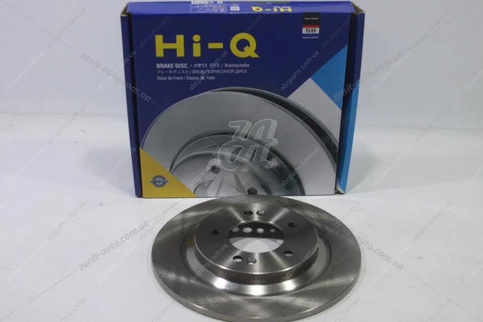 Диск гальмівний (кратно 2) задній Hyundai Sonata (19-) (D=284.0mm) (SD1186) HI-Q Hi-Q (SANGSIN) 'SD1186 (фото 1)