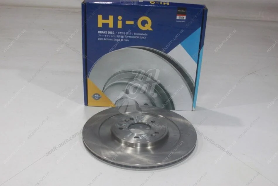 Диск гальмівний (кратно 2) задній 18Inch (вентильований) Hyundai Ioniq 5 (16-) (SD1198) HI-Q Hi-Q (SANGSIN) 'SD1198 (фото 1)