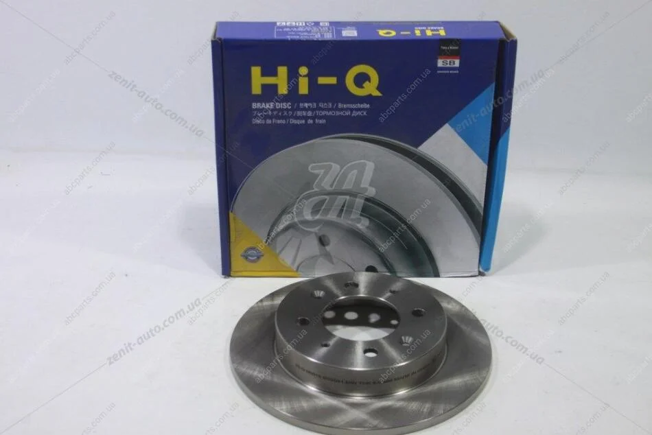 Диск гальмівний (кратно 2) задній Kia Forte (09-) (D=258.0mm) (SD2041) HI-Q Hi-Q (SANGSIN) 'SD2041 (фото 1)