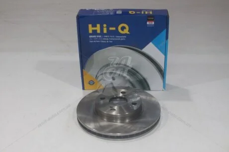 Диск гальмівний (кратно 2) передній (вентильований) Toyota Corolla ZZE12 (02-) (D=254.8mm) (SD4006) HI-Q Hi-Q (SANGSIN) 'SD4006
