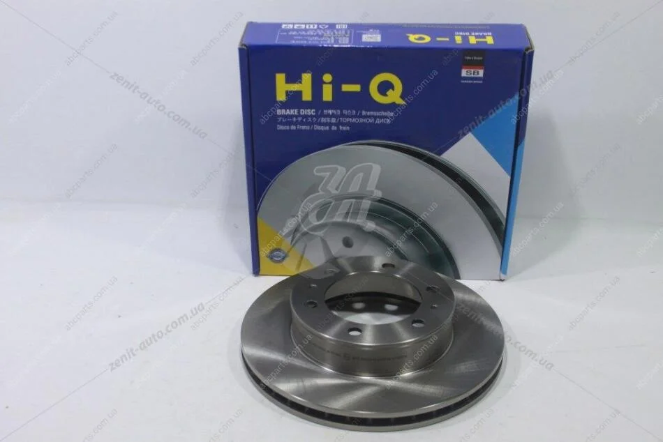 Диск гальмівний (кратно 2) передній (вентильований) Toyota HI-LUX III (D=297.2mm) (SD4011) HI-Q Hi-Q (SANGSIN) 'SD4011 (фото 1)