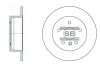 Диск гальмівний (кратно 2) задній Toyota Camry (06-) (D=281.0mm) HI-Q Hi-Q (SANGSIN) 'SD4016 (фото 1)