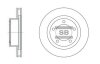Диск гальмівний (кратно 2) передній (вентильований) Toyota Land Cruiser (07-) (D=340.0mm) HI-Q Hi-Q (SANGSIN) 'SD4017 (фото 1)