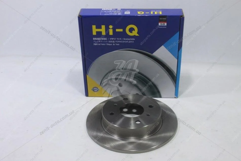 Диск гальмівний (кратно 2) задній Nissan Almera II N16 (00-) (D=257.8mm) (SD4236) HI-Q Hi-Q (SANGSIN) 'SD4236 (фото 1)