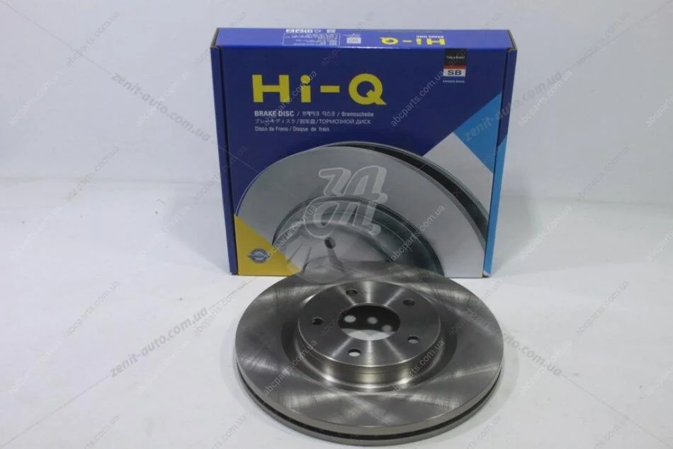 Диск гальмівний (кратно 2) передній (вентильований) Qashqai (07-) (D=295.7mm) (SD4258) HI-Q Hi-Q (SANGSIN) 'SD4258 (фото 1)