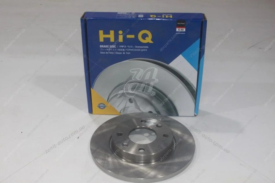 Диск гальмівний (кратно 2) передній Peugeot 206 (07-) (D=247.3mm) (SD5006) HI-Q Hi-Q (SANGSIN) 'SD5006 (фото 1)