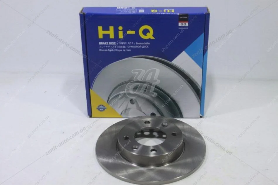 Диск гальмівний (кратно 2) задній Citroen C4 (04-) (D=246.7mm) (SD5008) HI-Q Hi-Q (SANGSIN) 'SD5008 (фото 1)