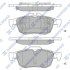 Колодки гальмівні задні Renault Talisman (13-) HI-Q Hi-Q (SANGSIN) 'SP1396 (фото 1)