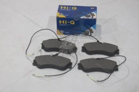 Колодки гальмівні передні Citroen Berlingo (MF) (-02), Xsara (-00), Peugeot 306 (-02), Partner (-08) (SP1743) HI-Q Hi-Q (SANGSIN) 'SP1743