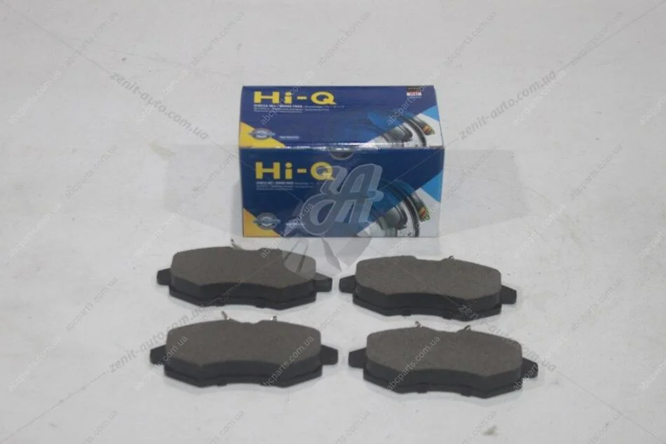 Колодки гальмівні передні (p/spring 4шт) Citroen C2 (JM) (03-), C3 I (FC) (02-) (SP1747) HI-Q Hi-Q (SANGSIN) 'SP1747 (фото 1)