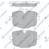 Колодки гальмівні задні BMW 5 (F10, F11, F18) (10-), 6 (F12, F13) (11-) HI-Q Hi-Q (SANGSIN) 'SP1793 (фото 1)