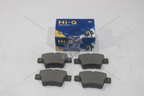 Колодки гальмівні задні (дискові) Citroen C4 (04-), Peugeot 307 (03-) (SP2153) HI-Q Hi-Q (SANGSIN) 'SP2153