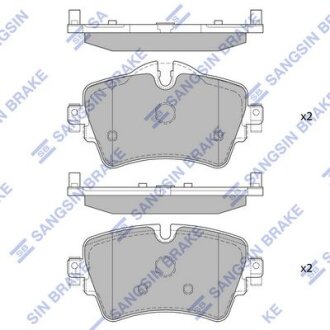Колодки гальмівні передні MINI Cooper Clubman (19-) HI-Q Hi-Q (SANGSIN) 'SP4005