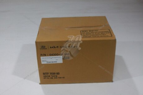 _Акція_12шт/1ящик_Масло КПП 75W-90 MTF 1л GL-4 синт (04300-5L1A0) Mobis Hyundai/Kia/Mobis '043005L1A0PCS12