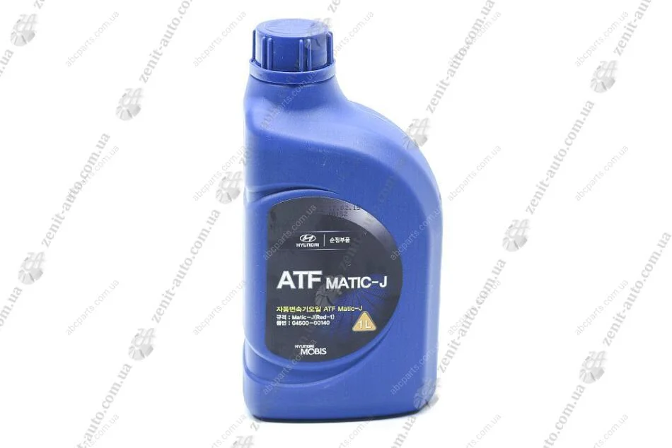 Масло АКПП ATF FLUID-J 1 л Matic-J п/с для пятиступенчатых АКПП A5SR1 или A5SR2 (замена RED-1) Mobis Hyundai/Kia/Mobis 04500-00140 (фото 1)